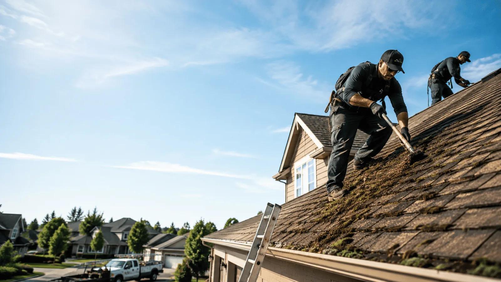 Roof Moss Removal in Oconee, IL near me